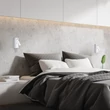 Aplica de perete Rabalux GELLO metal, plastic, alb, transparent, LED, 4W, 220lm, 3000K - 71286