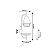 Aplica de perete Rabalux AZOME lemn, metal, lemn, negru, E27 - 71293