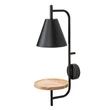 Aplica de perete Rabalux AZOME lemn, metal, lemn, negru, E27 - 71293