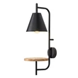 Aplica de perete Rabalux AZOME lemn, metal, lemn, negru, E27 - 71293