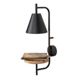 Aplica de perete Rabalux AZOME lemn, metal, lemn, negru, E27 - 71293