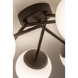 Plafoniera Rabalux MEDUZA metal, sticla, negru, alb, E14 - 71294