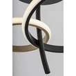 Plafoniera Rabalux EMILION metal, plastic, negru, alb, LED, 24W, 1450lm, 4000K - 71296