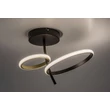 Plafoniera Rabalux EMILION metal, plastic, negru, alb, LED, 24W, 1450lm, 4000K - 71296