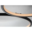 Plafoniera Rabalux FORMAND metal, plastic, negru, alb, LED, 38W, 1100lm, 3000K - 71297