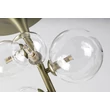 Plafoniera Rabalux ASLOV metal, sticla, auriu, transparent, G9 - 71298