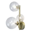 Aplica de perete Rabalux ASLOV metal, sticla, auriu, transparent, G9 - 71299