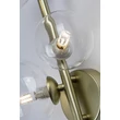Aplica de perete Rabalux ASLOV metal, sticla, auriu, transparent, G9 - 71299