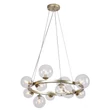 Pendul Rabalux ASLOV metal, sticla, auriu, transparent, G9 - 71300