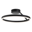 Plafoniera Rabalux ISAURE metal, acril, negru, alb, LED, 24W, 1600lm, 3000K-4000K-6500K - 71302