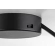 Plafoniera Rabalux ISAURE metal, acril, negru, alb, LED, 24W, 1600lm, 3000K-4000K-6500K - 71302