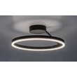 Plafoniera Rabalux ISAURE metal, acril, negru, alb, LED, 24W, 1600lm, 3000K-4000K-6500K - 71302