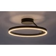 Plafoniera Rabalux ISAURE metal, acril, negru, alb, LED, 24W, 1600lm, 3000K-4000K-6500K - 71302