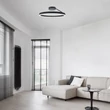 Plafoniera Rabalux ISAURE metal, acril, negru, alb, LED, 24W, 1600lm, 3000K-4000K-6500K - 71302