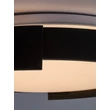 Plafoniera Rabalux LALEH metal, plastic, negru, alb, LED, 24W, 3000-6500K, 1500Lm - 71305