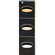 Plafoniera Rabalux LALEH metal, plastic, negru, alb, LED, 48W, 3000-6500K, 3000Lm - 71306