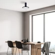 Plafoniera Rabalux OVIDIA metal, plastic, negru, alb, LED, 20W, 3000K, 1370Lm - 71323