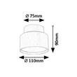Plafoniera Rabalux OVIDIA metal, plastic, alb, LED, 16W, 3000K, 920Lm - 71324