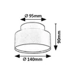 Plafoniera Rabalux OVIDIA metal, plastic, alb, LED, 24W, 3000K, 1110Lm - 71325