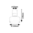 Plafoniera Rabalux OVIDIA metal, plastic, alb, LED, 10W, 3000K, 640Lm - 71326