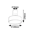 Plafoniera Rabalux OVIDIA metal, plastic, alb, LED, 16W, 3000K, 800Lm - 71327