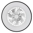 Plafoniera cu ventilator Rabalux DALFON2 metal, plastic, negru, alb, LED, 48W, 2800lm, 3000K-6500K - 71331