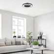 Plafoniera cu ventilator Rabalux DALFON2 metal, plastic, negru, alb, LED, 72W, 2100lm, 3000K-6500K - 71334