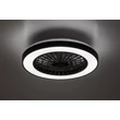Plafoniera cu ventilator Rabalux DALFON2 plastic, negru, alb, LED, 40W, 2200lm, 3000K-4000K-6000K - 71336