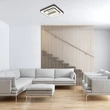 Plafoniera cu ventilator Rabalux AIREON metal, acril, negru, alb, LED, 50W, 2200lm, 3000K-4000K-6000K - 71341