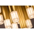 Plafoniera Rabalux RAMIRA metal, acril, aur, transparent, G9 - 71355