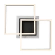 Plafoniera Rabalux OTTAVIA metal, acril, negru, alb, LED, 28W, 3000K, 2300Lm - 71372