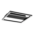 Plafoniera Rabalux DONYA metal, acril, negru, alb, LED, 24W, 4000K, 1600Lm - 71373