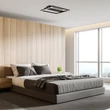 Plafoniera Rabalux DONYA metal, acril, negru, alb, LED, 24W, 4000K, 1600Lm - 71373