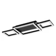 Plafoniera Rabalux DONYA metal, acril, negru, alb, LED, 24W, 4000K, 1500Lm - 71374