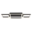 Plafoniera Rabalux DONYA metal, acril, negru, alb, LED, 24W, 4000K, 1500Lm - 71374