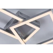 Plafoniera Rabalux ELLINOR metal, plastic, crom, alb, LED, 24W, 3000K, 2020Lm - 71381