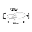 Plafoniera Rabalux AMILIA metal, plastic, aur, alb, LED, 24W, 3000-4000-6500K, 2400Lm - 71383