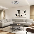Plafoniera Rabalux AMILIA metal, plastic, negru, alb, LED, 22W, 3000-4000-6500K, 2070Lm - 71386