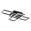 Plafoniera Rabalux MERENI metal, plastic, negru, alb, LED, 40W, 3000-6500K, 2560Lm - 71394