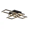 Plafoniera Rabalux MERENI metal, plastic, negru, alb, LED, 40W, 3000-6500K, 2560Lm - 71394