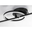 Plafoniera Rabalux TWISTERRA metal, plastic, negru, alb, LED, 24W, 4000K, 1800Lm - 71395