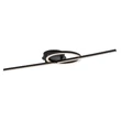 Plafoniera Rabalux TWISTERRA metal, plastic, negru, alb, LED, 24W, 4000K, 1800Lm - 71395