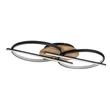 Plafoniera Rabalux ARASH metal, lemn, plastic, negru, maro, alb, LED, 40W, 3000-4000-6500K, 2200Lm - 71403