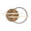 Plafoniera Rabalux ARASH metal, lemn, plastic, negru, maro, alb, LED, 40W, 3000-4000-6500K, 2200Lm - 71404
