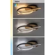 Plafoniera Rabalux ARASH metal, lemn, plastic, negru, maro, alb, LED, 40W, 3000-4000-6500K, 2200Lm - 71404