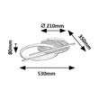 Plafoniera Rabalux ARASH metal, lemn, plastic, negru, maro, alb, LED, 40W, 3000-4000-6500K, 2200Lm - 71404