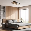 Plafoniera Rabalux ARASH metal, lemn, plastic, negru, maro, alb, LED, 40W, 3000-4000-6500K, 2200Lm - 71404