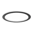 Plafoniera Rabalux GOLWEN metal, acril, negru, alb, RGB-LED, 22W, 3000-6500K, 1550Lm - 71406