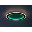 Plafoniera Rabalux GOLWEN metal, acril, negru, alb, RGB-LED, 22W, 3000-6500K, 1550Lm - 71406