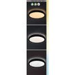 Plafoniera Rabalux ALENZO plastic, negru, alb, LED, 36W, 3000-6000K, 2390Lm,IP44 - 71440